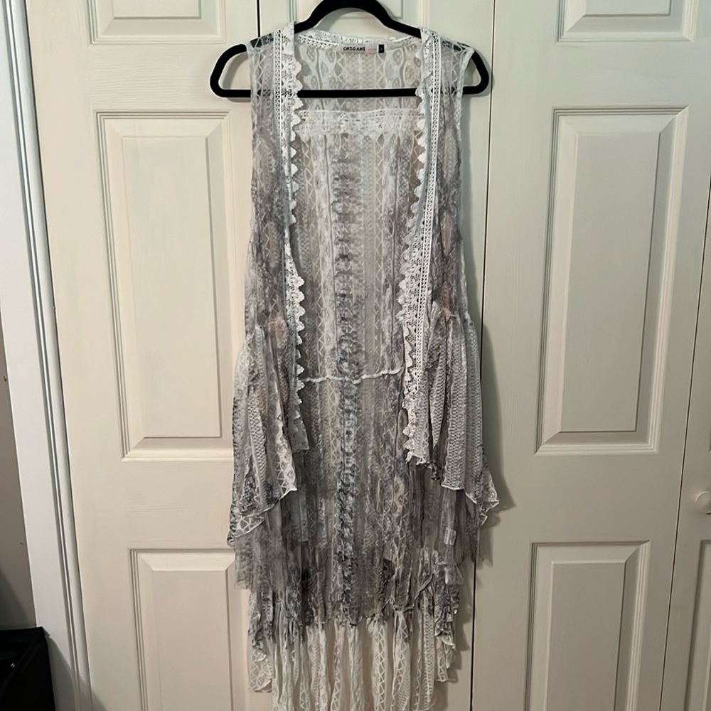 Origami Lace Vest